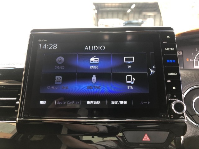 【純正ナビ】Honda純正のGathersナビがついています！Bluetoothも使えます♪