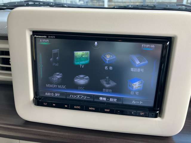 ★パナソニック製ナビ＆地デジ(CN-RZ73)★フルセグの安定した鮮明画像が楽しめます！DVDビデオ再生・Bluetooth・ミュージックストッカー機能もあります！