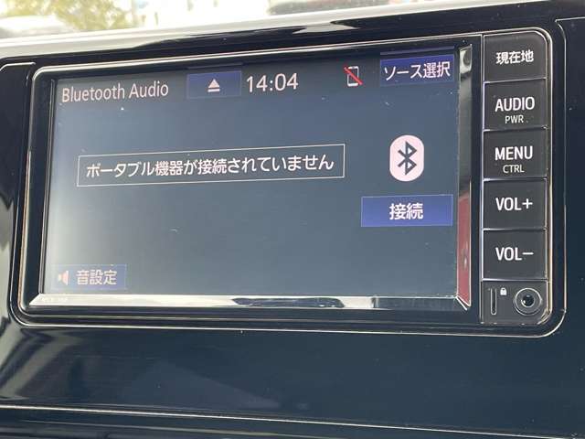 「Bluetoothオーディオ」　ナビはBluetoothオーディオに対応♪お手持ちのスマホに保存した音楽を車内でお楽しみいただけます♪