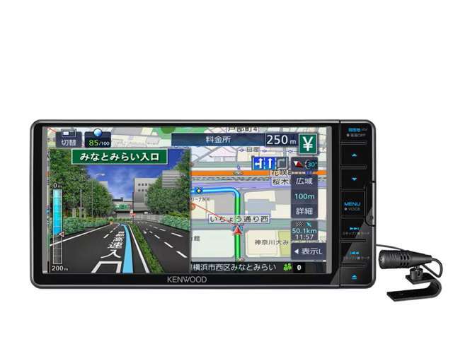 ケンウッド製の7インチナビです。ワンセグTVです。CD・ラジオ・SDカードへCD録音も可能です。