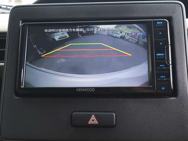 ケンウッド製ナビフルセグTV後カメラ　ブルートゥースオーディオ　携帯ハンズフリー通話　DVD　CD録音　バックカメラは車庫入れや駐車の強い味方です♪　狭い場所での駐車も楽々ですよ！