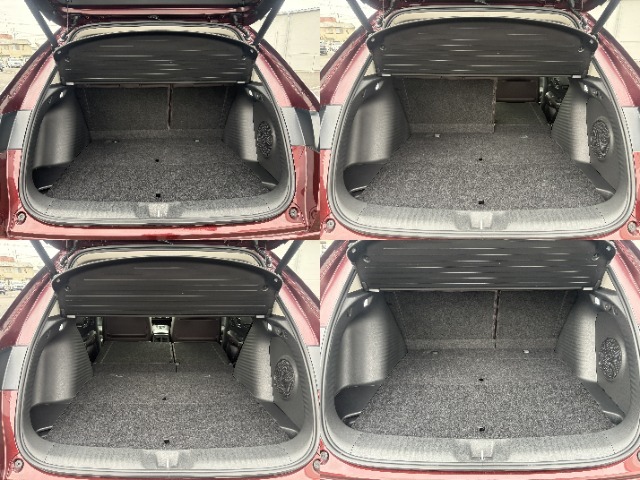 ☆トランクフロア☆左右別々に倒せる2分割式のため毎日のお買い物やお子様の送迎などなど日々の生活に大活躍☆