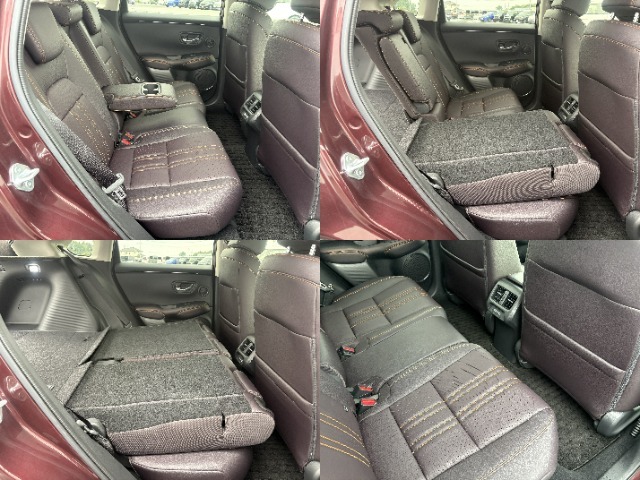 ☆ゆったりした座り心地のリアシート☆目立った擦れや汚れもありません☆背もたれを前に倒せば荷室が広がり、たくさんの荷物にも対応出来ます☆