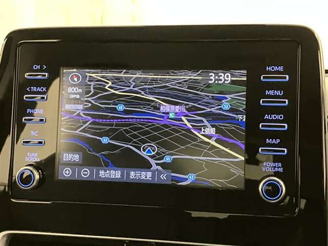 Bluetooth接続可能なナビゲーションになります。ハンズフリーも搭載されています。
