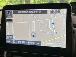 【ナビ機能付きディスプレイオーディオ】ナビ機能搭載の他、お持ちのスマートフォンと連携して、ナビやbluetoothでの音楽再生が可能です♪デザインはもちろん操作性も良好！
