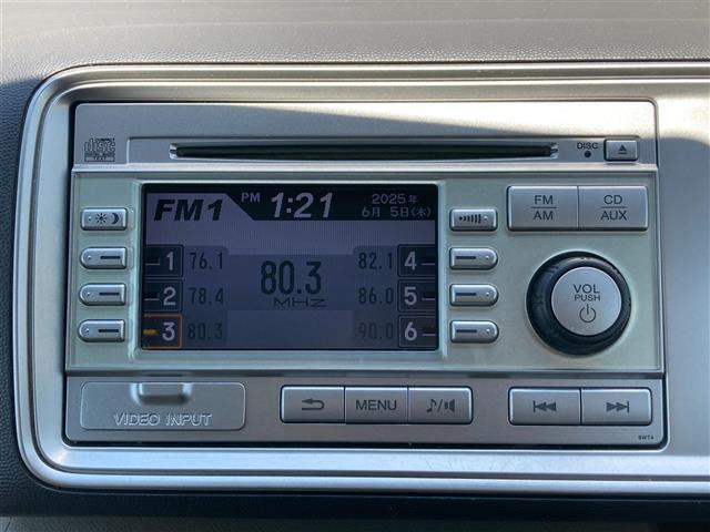 【　オーディオ　】車内で音楽がお楽しみいただけます♪