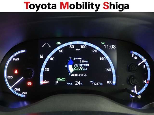 多機能な設定が出来る明るく見やすいメ-タ-パネルです。