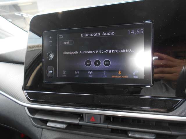 ディスプレイオーディオ付き。BLUETOOTHオーディオも聴けます