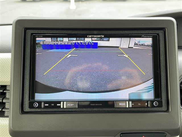 【　バックカメラ　】駐車が苦手な方でも映像で後方の安全確認もしっかり♪見えない死角の部分や距離感などモニター確認することが可能です！
