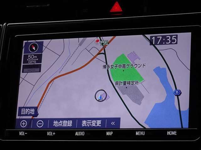 何処へでも行きたい場所へ、安心のトヨタ純正メモリーナビを装備してます。
