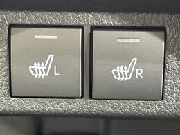 【シートヒーター】寒い日に重宝するシートヒーター！エアコンより早く温まってくれるので寒がりの人も安心ですね♪エアコンの温風は乾燥するから苦手、という方にもをおすすめです。