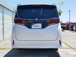 真後ろから見た状態です。