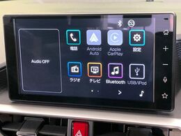 【9インチ　ディスプレイオーディオ大画面ディスプレイへお持ちのスマートフォンと連携して、ナビやbluetoothでの音楽再生が可能です♪デザインはもちろん操作性も良好！別途ナビ機能の取付可能です♪