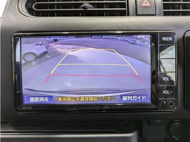 駐車が苦手な方にも安心なバックモニター付き