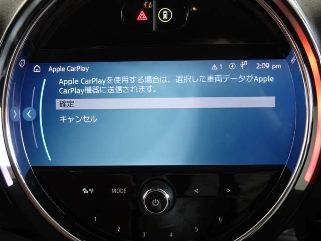 Apple Carplay接続可能。