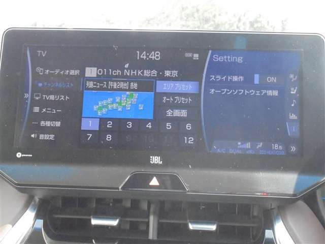 地上デジタルチューナー付きなのでテレビも視聴可能ですよ♪