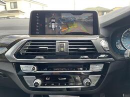 アラウンドビューモニター前後クリアランスソナー付なので、駐車が苦手な方でも安心です。ガイドの表示・非表示も切り替え可能です