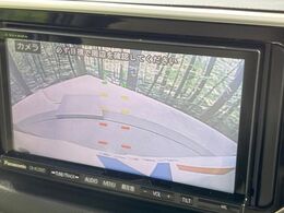 【バックカメラ】駐車時に後方がリアルタイム映像で確認できます。大型商業施設や立体駐車場での駐車時や、夜間のバック時に大活躍！運転スキルに関わらず、今や必須となった装備のひとつです！