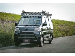 【ハードカーゴ製】キャリア・オーニング・ラダー、ブロックタイヤ、チッピング塗装