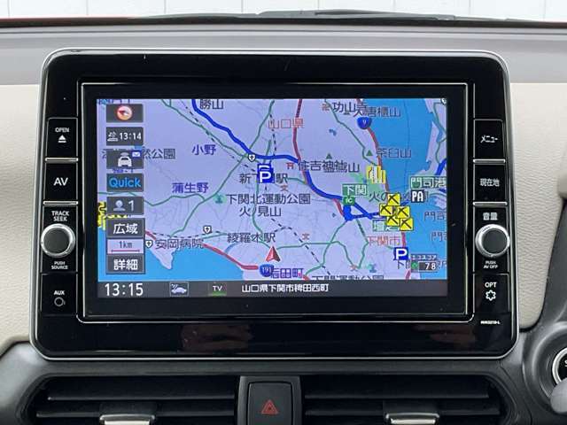 知らない街でもナビがしっかりサポート！安心ですね