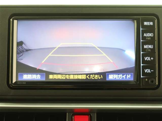 バックカメラが付いているので後方確認しながら安心して駐車することができます。