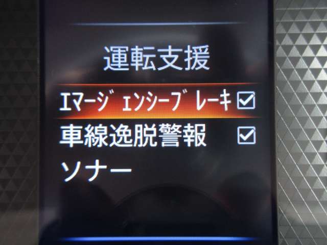 安全装備もしっかりあります