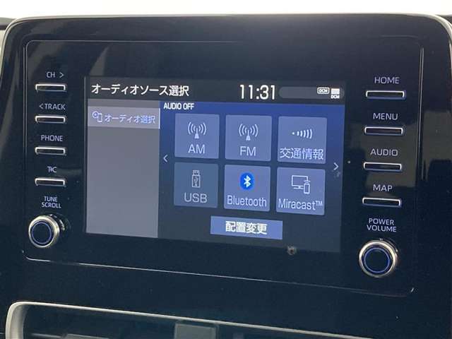 ブルートゥースに接続することにより、スマホに入ったお気に入りの音楽を車内で楽しむことができます♪あると本当に便利な機能になっています！