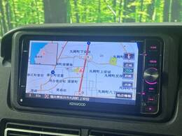 【ナビゲーション】目的地までしっかり案内してくれる使いやすいナビ。Bluetooth接続すればお持ちのスマホやMP3プレイヤーの音楽を再生可能！毎日の運転がさらに楽しくなります！！