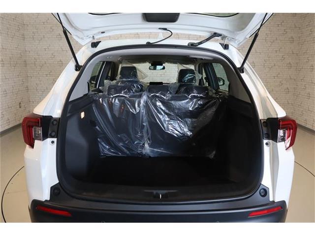 リアシートとトランクが繋がっているので、長尺ものでも収納がOK！買い物等で重宝しますよ！