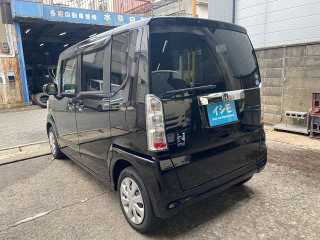 お店の目印は「水谷自動車」という整備工場です。