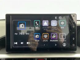 【ディスプレイオーディオ】スマホに接続すれば「Apple CarPlay」または「Android Auto」から、アプリのナビや電話・メッセージ・音楽などが利用できます！