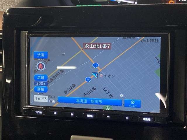 【メモリーナビ】あったら安心・便利なメモリーナビ付き♪初めて行くところや知らない町や道だってこれで安心♪