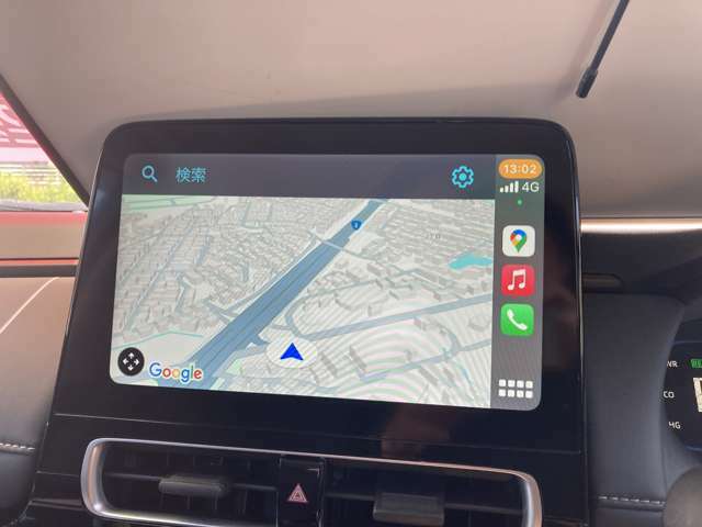 【ディスプレイオーディオ】AppleCarplay、AndridAuto接続可能(^^♪地図アプリからのカーナビ機能の画像です！