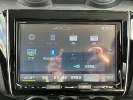 車の前後左右に4つのカメラを設置。車を真上から見たような映像を映し出してくれるカーナビゲーション付。