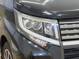 LEDヘッドランプは低消費電力で明るい光を放つLEDヘッドランプで視界の確保。