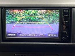 【バックカメラ】駐車時に後方がリアルタイム映像で確認できます。大型商業施設や立体駐車場での駐車時や、夜間のバック時に大活躍！運転スキルに関わらず、今や必須となった装備のひとつです！