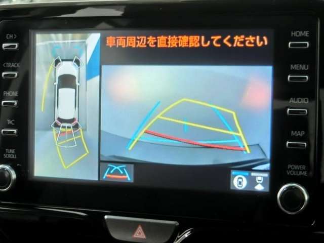 パノラミックビューで車庫入れも安心