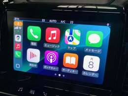 ■8インチタッチスクリーンパネル　■USB入力端子　■Bluetooth　■Apple CarPlay・Android Auto対応　■Qi規格ワイヤレス充電