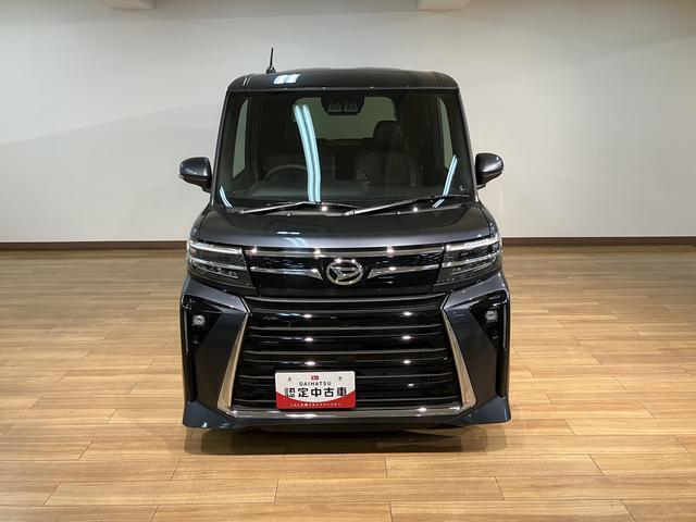 R7/4登録　届出済未使用車♪　ターボエンジンでバックカメラ装備！渋いクロムグレーメタリック色ですのでカッコよくて上品なタントカスタムRSです、用品5.5万円キャンペーン対象車ですので早い者勝ちですよ