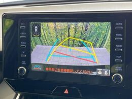 【バックカメラ】駐車時に後方がリアルタイム映像で確認できます。大型商業施設や立体駐車場での駐車時や、夜間のバック時に大活躍！運転スキルに関わらず、今や必須となった装備のひとつです！