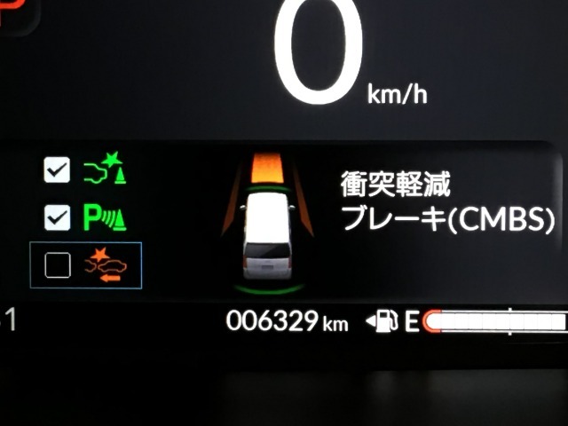 ホンダが推し進める総合先進安全装備のセンシング搭載！　衝突や斜線はみだしなどの危険が予測される時、センサーが警告。ヒューマンエラーを高度先進技術が補完してくれます。