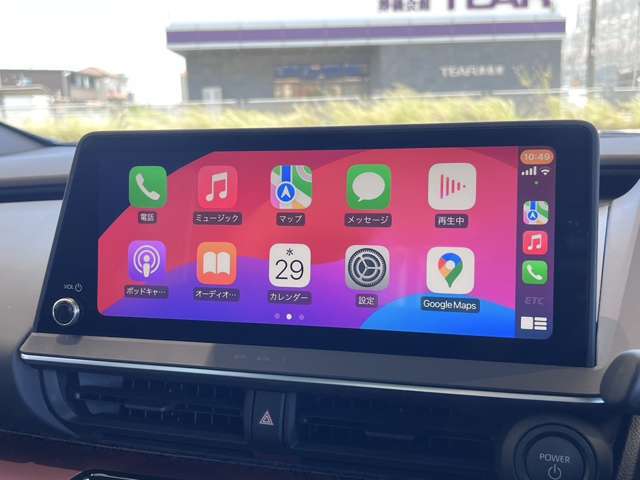 iPhoneはアップルカープレイ・アンドロイドはアンドロイドオートをご利用可能です！ミラーリングキットのオプションを選択のお客様は、モニター上でYouTubeなどの映像がお楽しみいただけます！ご相談くださいませ！！！