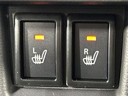 【シートヒーター】寒い日に重宝するシートヒーター！エアコンより早く温まってくれるので寒がりの人も安心ですね♪エアコンの温風は乾燥するから苦手、という方にもをおすすめです。