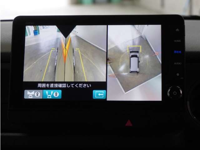 ◆全周囲カメラシステム◆運転席から見えにくい後方などをナビ画面で確認でき運転を支援するシステムです！