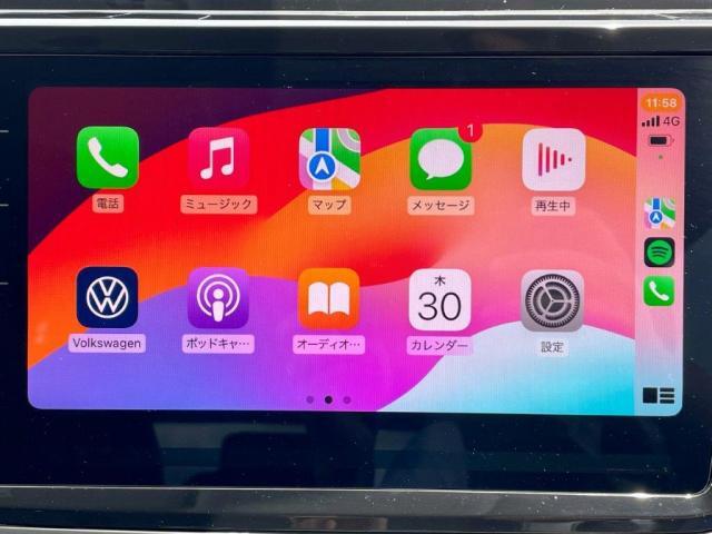 対応のスマートフォンであれば、Apple CarplayやAndroidAutoを使用できます