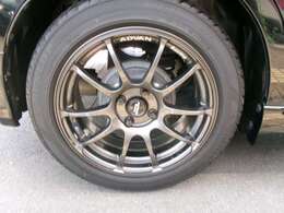 ADVANレーシング16インチアルミホイール！