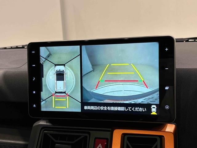 バックカメラが連動しているので後方の安全もモニターを通じて確認できます♪