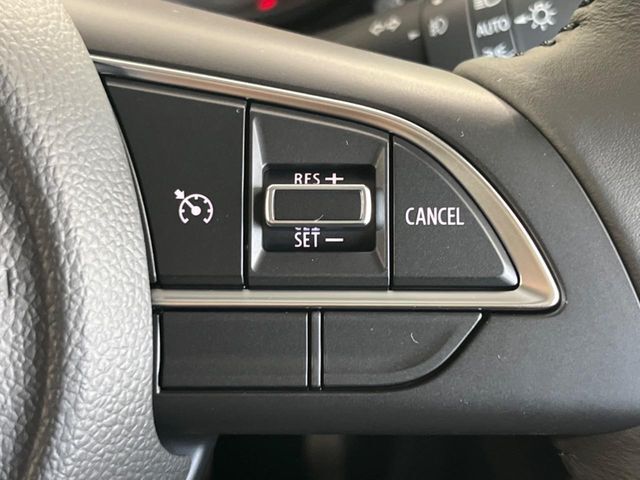 【クルーズコントロール】高速道路もラクラク走行。アクセルを離しても一定速度で走行ができ、長距離運転時の負担を軽減！加速・減速も簡単なスイッチ操作で調整できます。