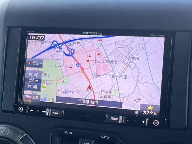 ●carrozzeria製ナビ/地デジ：オーディオ機能充実のナビで、運転もより楽しくなります♪ナビ交換がしやすいメリットもありますので、ナビ機能に不安がある方は是非ご相談ください♪