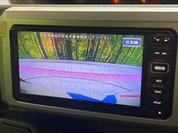 【バックカメラ】駐車時に後方がリアルタイム映像で確認できます。大型商業施設や立体駐車場での駐車時や、夜間のバック時に大活躍！運転スキルに関わらず、今や必須となった装備のひとつです！